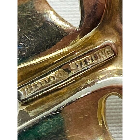 Tiffany & Co. Sterling Silver Mask Brooch- The Phantom of the Opera - Picture 7 of 9
